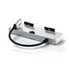 Satechi Clamp Hub mit Datenleser kompatibel mit 2021 USB-C (Silber) (Kompatibler 2017/2019/2020 iMac/iMac Pro) USB-C USB-A3.0 Micro/SD (Kein iMac)