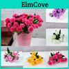 Vibrant Artificial Carnation Bouquet With 12 Heads For Home Wedding Decor