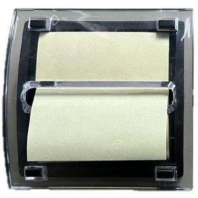 Desktop Note Container Clear Plastic Note Organiser Box Pull Out Sticky Notes Dispenser For School Office Home Use