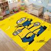 "I LoveM- Minions" Cartoon-Print Rug — Non-Slip Kitchen Mat, Outdoor Carpet, Home & Bedroom Decor, Yoga Mat, Birthday Gift.