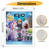 Disney Elio Pixar movie digital oil painting art painting kit manual diy painting for home decorations