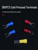 Cold-Pressed Wiring Terminal Set - 280 Pieces | Cross-Border Hot-Selling Product