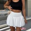 Autumn/Winter 2024 Trendy Street Solid Color Puffy Lantern Skirt with Waist-Cinching Slim Fit