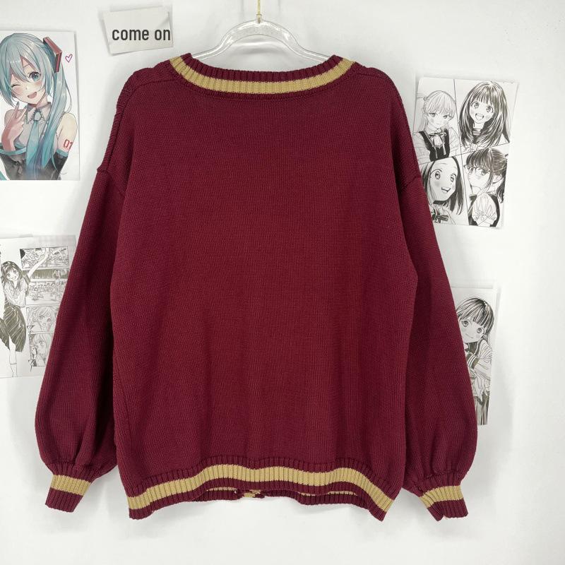 Sui Ying College Style Long-Sleeved Cardigan – Autumn/Winter JK Uniform Sweater
