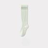 Women's New Summer Stripe Sweat Absorbing Deodorant Breathable Solid Color Non Slip No Bone Pressure High Leg Socks
