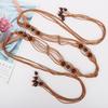 Versatile Bohemian Woven Waist Chain Simple Vintage Tassel Waistband For Women Girls  Dress Decoration Accessories Gifts