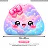 Kawaii Galaxy Dumpling Pillow Starry Bao Cushion Cute Space Throw Pillow Shaped Stuffed Floor Cushion For Home Decor Gift