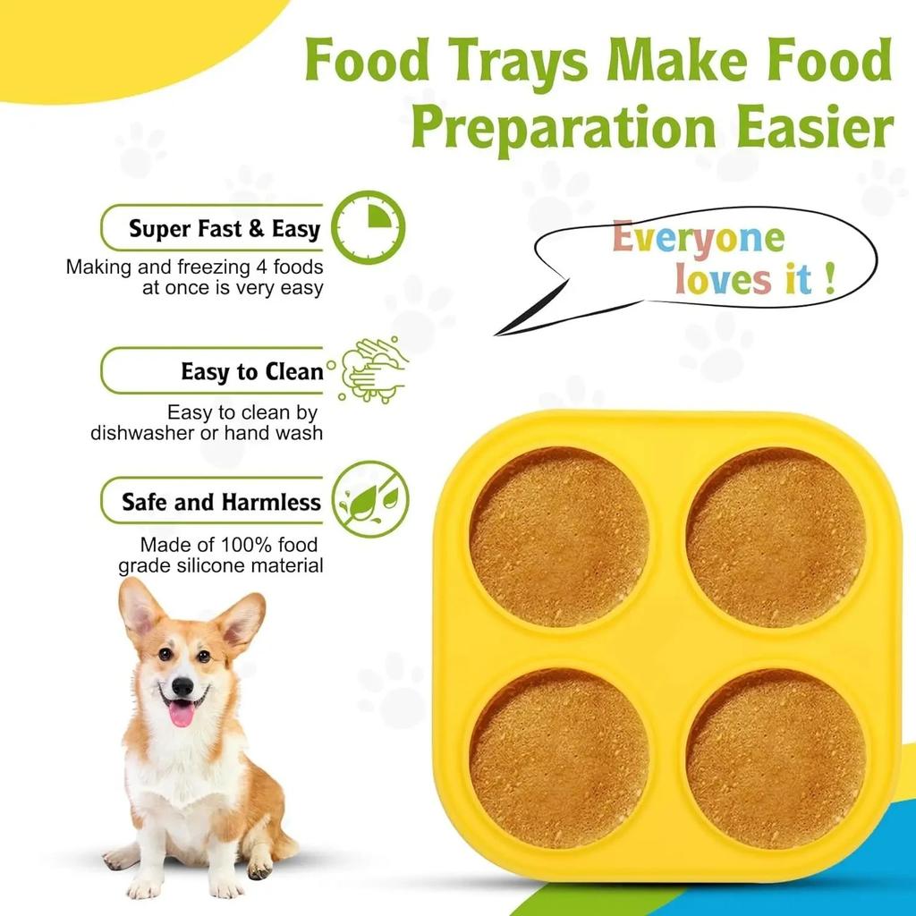 Dog Interactive Boredom Treat Molds Silicone Healthy Treats for Puppy Enrichment Chew Toy