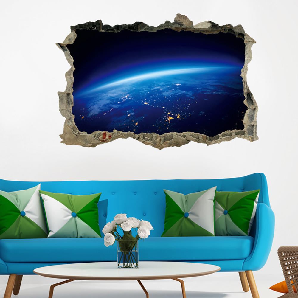 3D Star Series Floor Wall Sticker Removable Mural Decals Vinyl Art Room Decor 