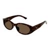 Logo Oval Sunglasses Women Sunglasses Tortoiseshell BB0369SK002HAVANABROWN