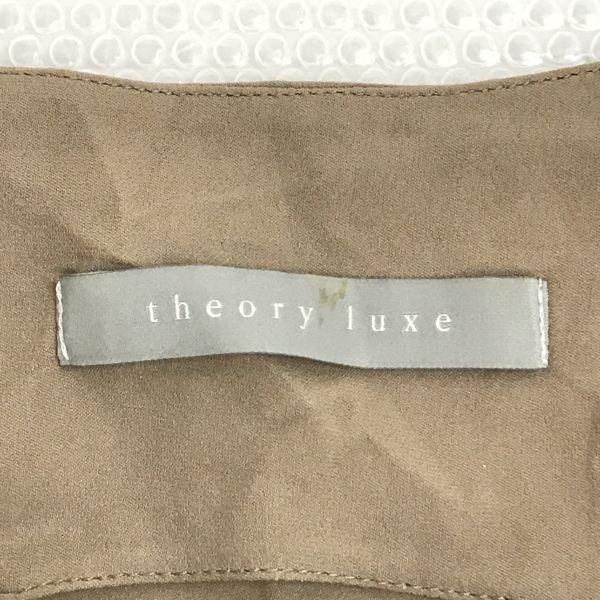 Theory Top de luxo sem mangas 100% seda feminino M bege(USADO)