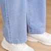 Past Comfort Elastic Waist Straight Leg Jeans