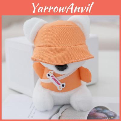 Adorable Cartoon Chic Dog Plush Keychain For Girls Cute Stuffed Animal Toy