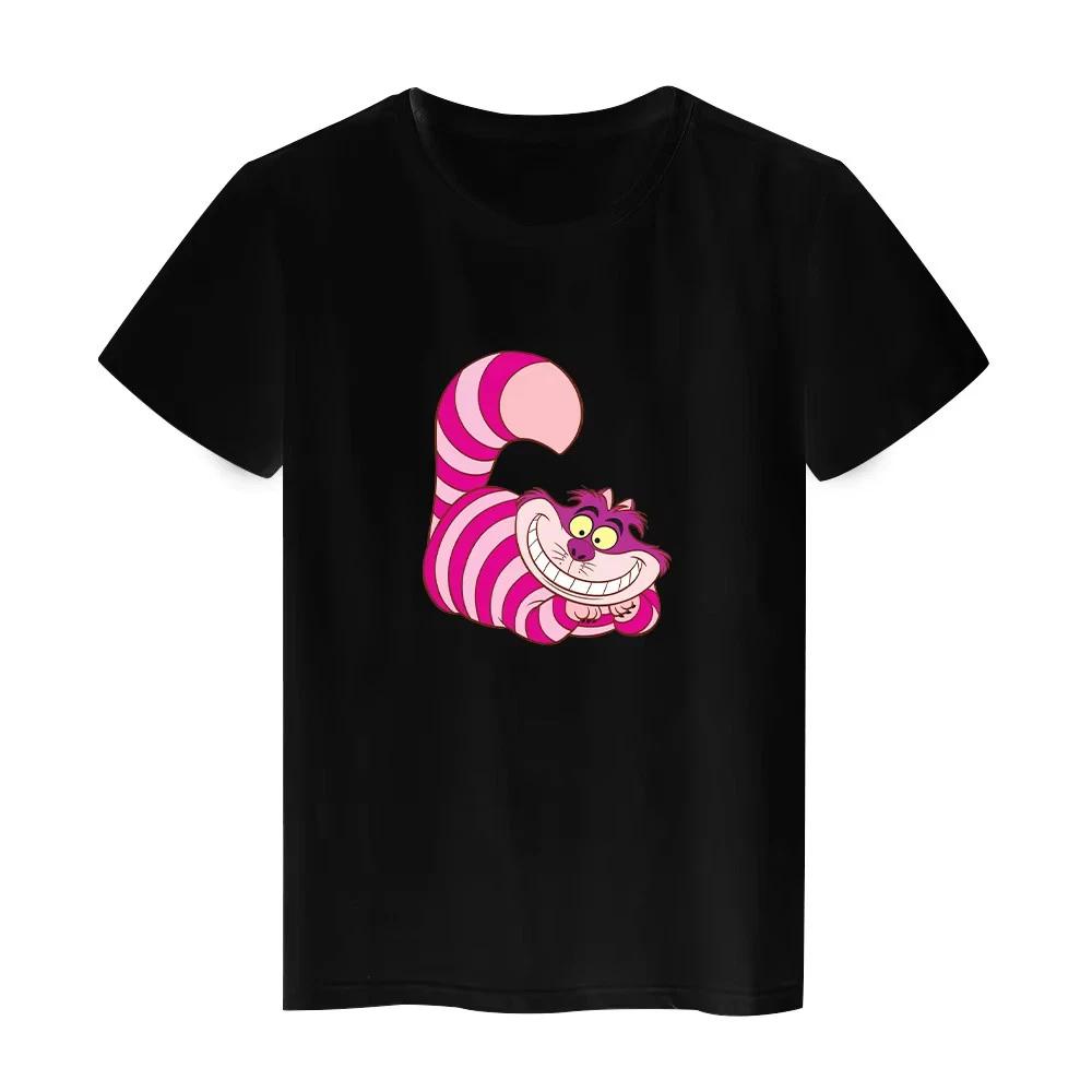 Fun Cat Cute Alice In Wonderland Tshirt Unisex Unisex Unisex 2 S