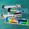 God Lights My Way Motorcycle and Car Sticker