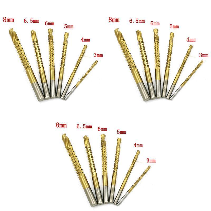 Highspeed Steel Grooving Drill Bits Set For Woodworking And Carpentry Professionals