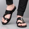 Herren Flache Hausschuhe Sommer 2026 Outdoor Atmungsaktiv Lässig Weiche Sohle Strandschuhe Leicht Bequem Mode Rutschfeste Sandalen