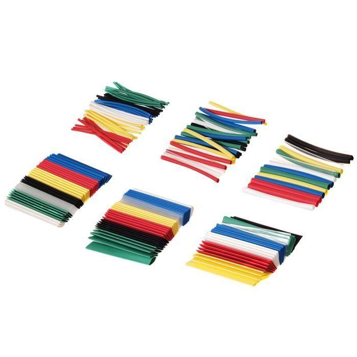 Tubes thermorétractables - Maclean - MCTV-679 - 196 pièces - 95 mm - Polyolefin - 2:1