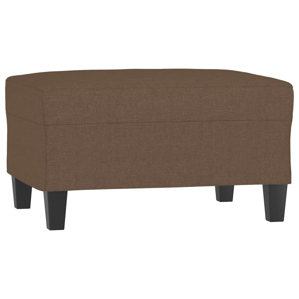 Footstool Brown 70x55x41 Cm Fabric