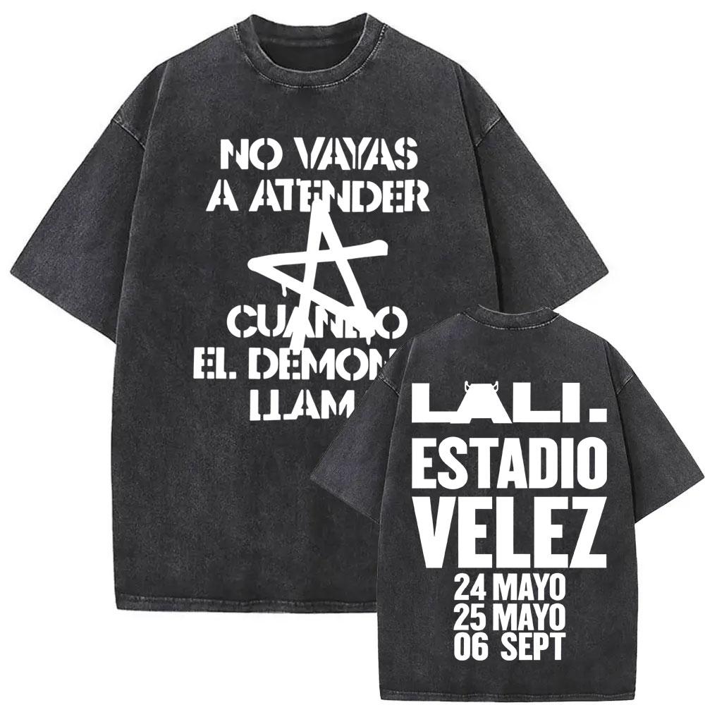

Singer Lali Esposito Asesina Album Tour Graphic Tshirt Men Women Clothing Fashion Vintage Washed Tee Shirt Comfort T Shirt S