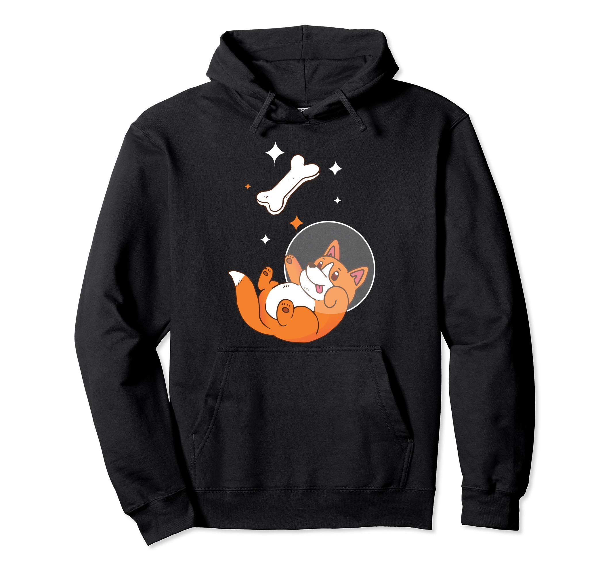 Pembroke Wales Corgi Astronaut Dog Pet Lover Cute Owner Gift Hoodie