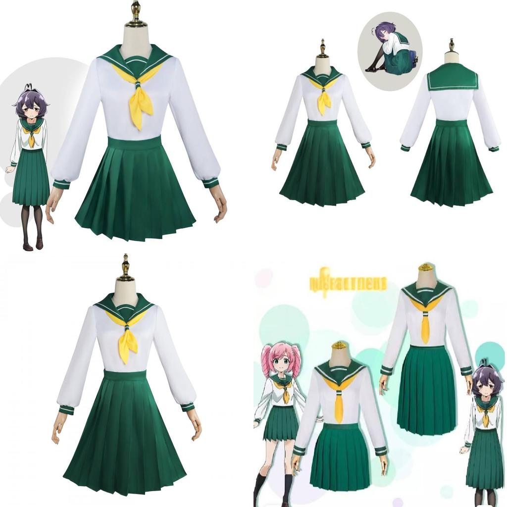 Magical Girl Cosplay Costume Shion Mutina Jk Uniform Ice Linen Spring 2024 Anime School Uniform
