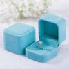 1Pc Showcase Gift Case Wedding Storage Organizer Jewelry Earring Velvet Ring Boxes Flocking