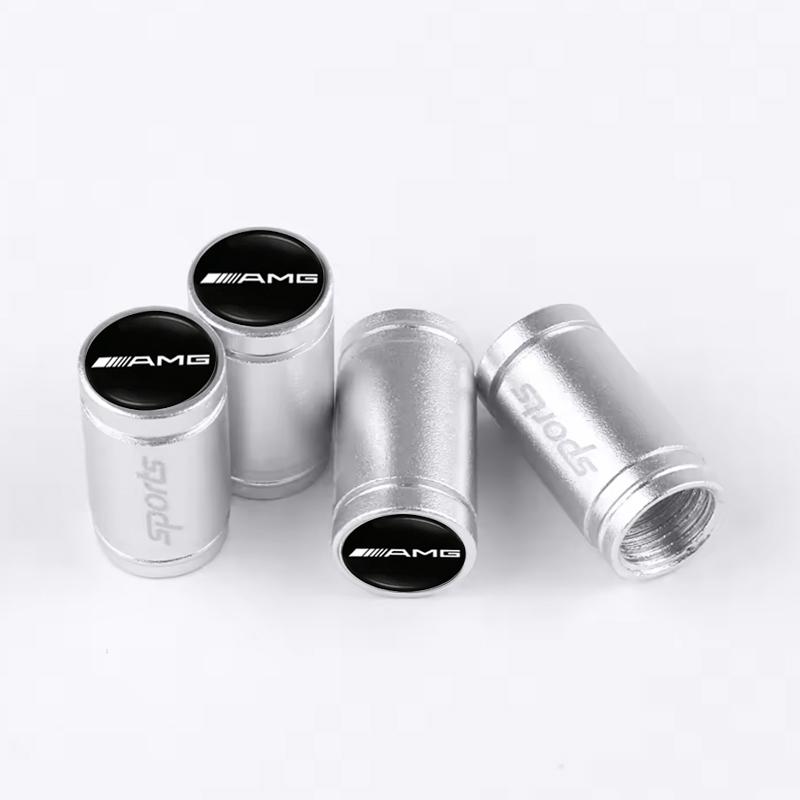 For Benz w54Pc For Mercedes Benz A B C R G Class AMG W211 W204 W210 W169 CLA CLS GLA GLK Car Wheel Tire Air Valve Dust Caps Rim Accessories