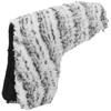 L shaped Golf Putter Head Cover Soft Plush Durable Club Headcover Protector Accessory(White Pink )