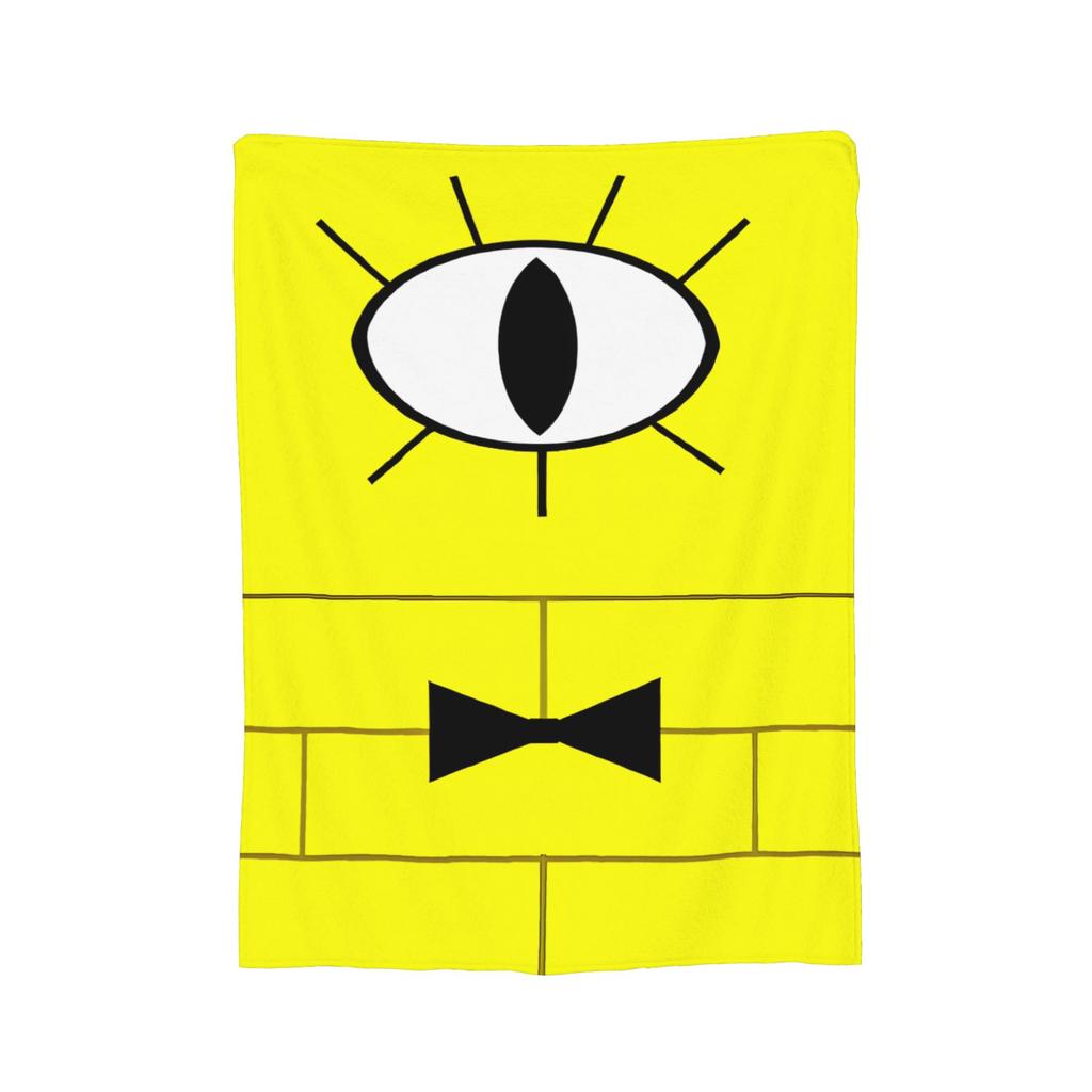 Gravitys Falls Bill Cipher Blanket Flannel  Super Warm Throw Blankets for Bedding Couch Bedroom Quilt