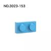 50buc MOC 3023 Placă 1 x 2 High-tech Cărămizi Compatibile DIY Asamblare Blocuri de Construcție Particulă Jucărie Creier Cadou Puzzle Copil
