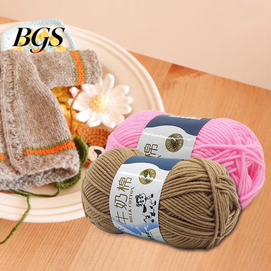 Woolen Yarn 1 Roll 5-strand Wool Soft Warm DIY Beginner Hand Knitting Needlework Crochet Ball for Sewing Shop