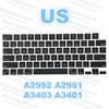Tasti di ricambio per MacBook Modelli A2442, A2485, A2991, A2992, A3112, A3185, A3186, A3401, A3403