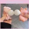 Cute Little Pig Squishy Toy Decompress And Release Stress With Bubble-spitting Fun!