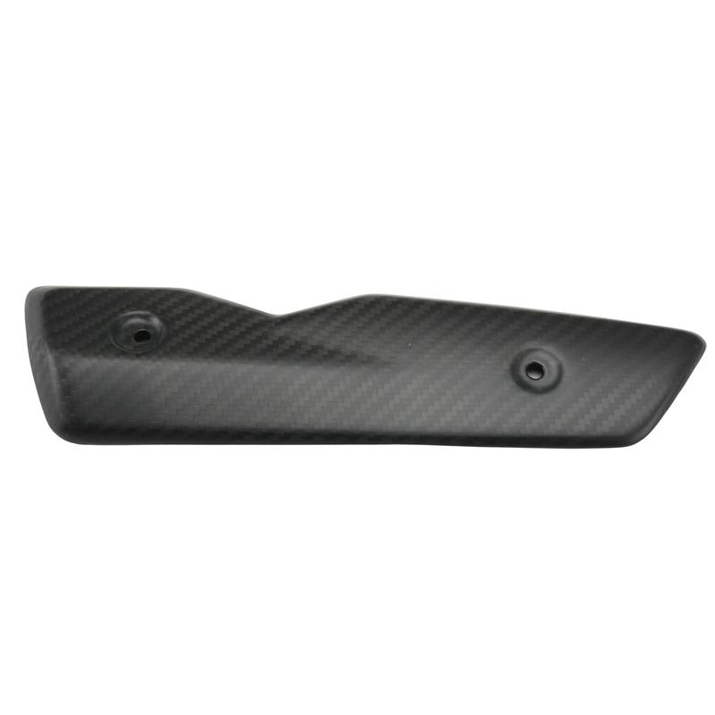 A28G-Carbon Fiber Heat Shield Guard For Motorcycle Exhaust Pipe Fairing For Kawasaki Z900 Heat ulation Protection Carbon Fiber Pattern