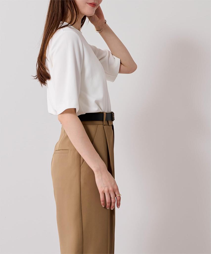 Yours Cut Georgette Crew Neck Cropped Pullover BGXU1871 Small White Women's