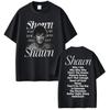 Rapper Singer Shawn Unisexdes On The Road Again Tour Album Merch T Shirt Unisex Fashion Oversized Short Sleeve Tshirt Streetwear Blac