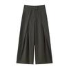 Women's Fashion Versatile Pleated High-Waisted Casual Trousers