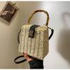 Women's 2024 Spring Retro Rattan Crossbody Bag - Pastoral Mori Girl Style