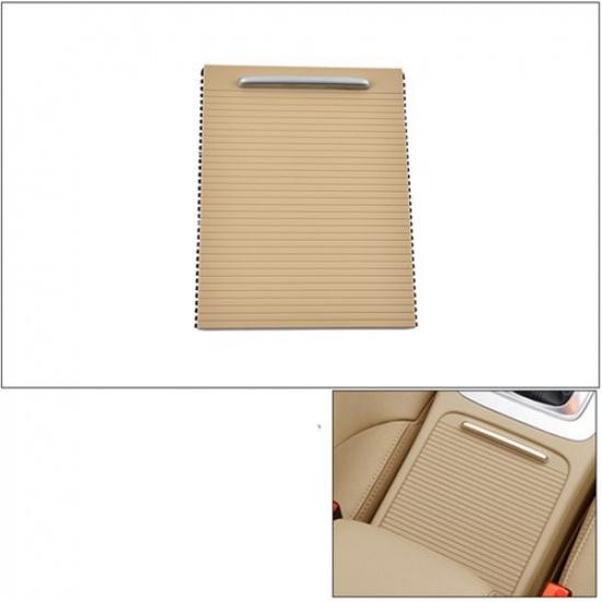 Beige Center Cup Holder Slide Roller Blind Cover For VW Magotan 2008-2016 2014