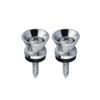 FLEOR 2pcs Guitar Metal Strap Lock Button End Pins Peg for Guitar Bass Ukulele
