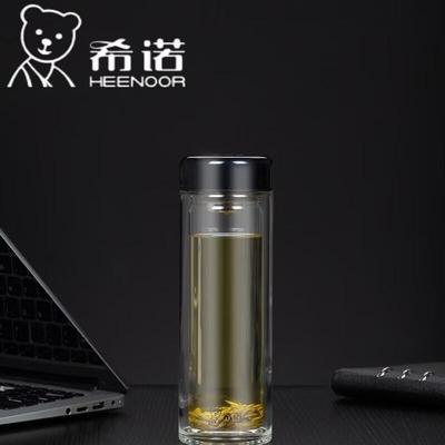Xinuo XN-7167 doppelwandige Glas-Wasserflasche