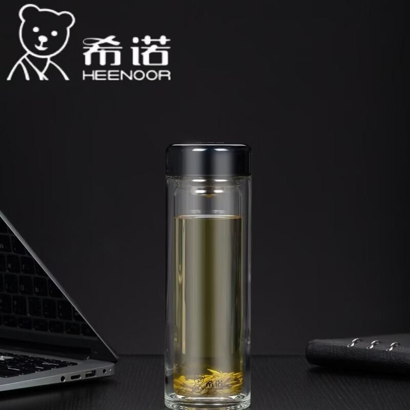 Двустенная термокружка из стекла Xinuo XN-7168