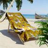 Colorful Llama and Floral Pattern Print Beach towel quick-drying for travel outdoor sports jogging beach and swimming
