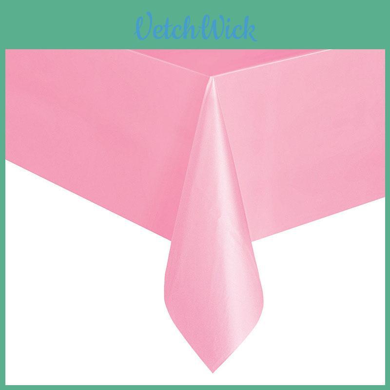 Elegant Disposable Plastic Tablecloth For Party Events And Weddings Multiple Colors