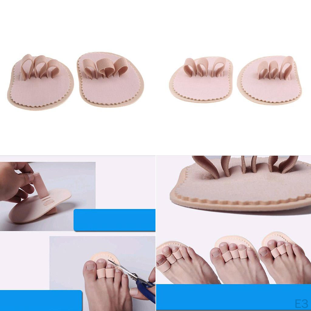 2 Pieces Cuttable Toe Straightener Pad Overlapping Crooked Stretcher