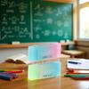 1 Pc Cute Colored Pencil Rubber Erasers, Erasers Roller Portable Cube Pencil Flexible Rubber Soft Flexible Gift Eraser for School, Office