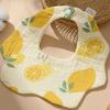Cute Printed Cotton Gauze Baby Bibs Adjustable Soft Absorbent Newborn Feeding Saliva Towel Infant Teething Drooling Scarf Bibs