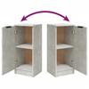 Sideboard Concrete Grey 30 x 30 x 70 cm Particleboard