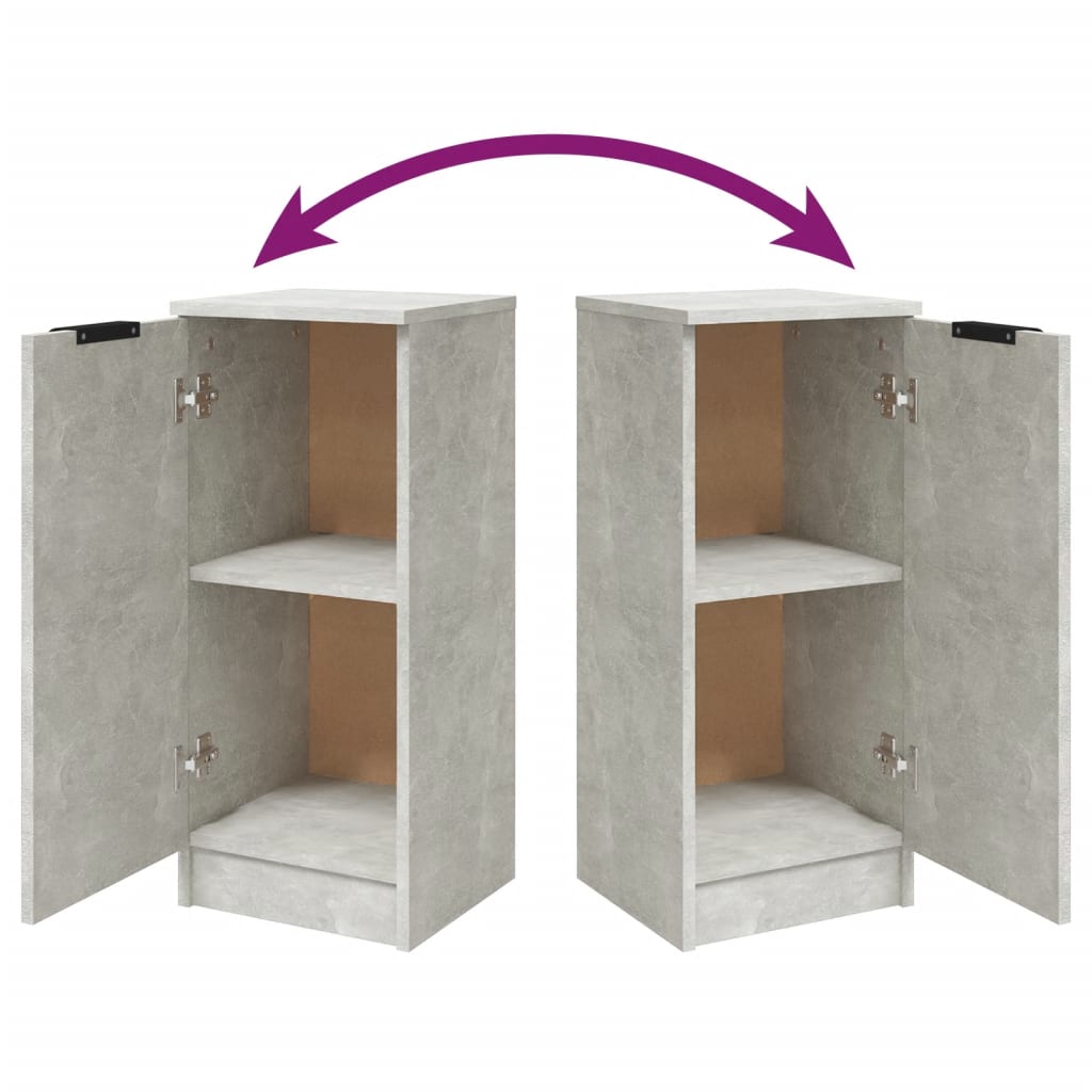 Sideboard Concrete Grey 30 x 30 x 70 cm Particleboard
